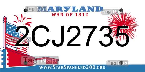 2CJ2735 Maryland License Plate Lookup