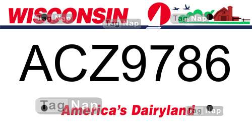 ACZ9786 Wisconsin License Plate Lookup