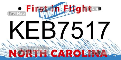 KEB7517 North Carolina License Plate Lookup