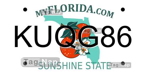 KUQG86 Florida License Plate Lookup