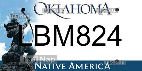 LBM824 Oklahoma License Plate Lookup