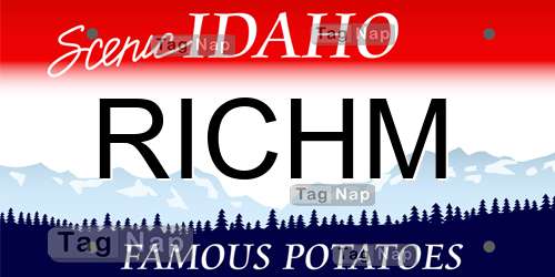 RICHM Idaho License Plate Lookup